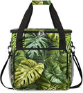 Coffee Maker Carrying Bag Palm Leaves Summer Theme Single Cup Coffee Maker Travel Bag Compatible with Keurig K-Mini or K-Mini Plus Portable Storage Bag with Shoulder StrapAZ-206
