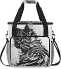 Animals Black Cats Coffee Maker Carrying Bag for Keurig K-Mini or K-Mini Plus Storage Portable Coffee Maker Travel Bag