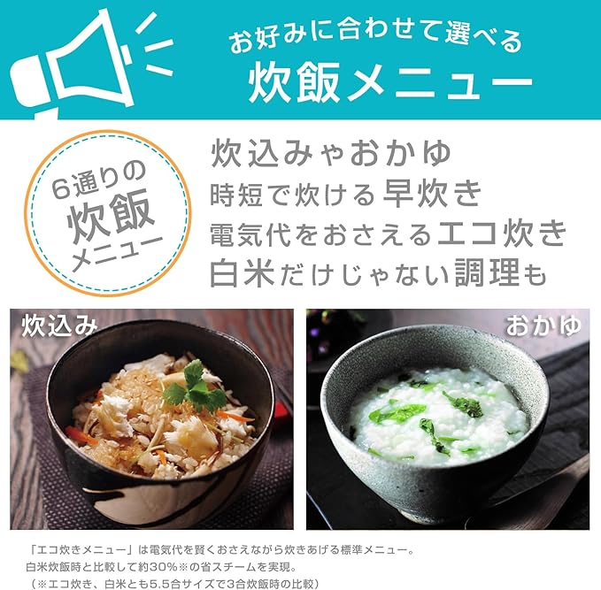 Tiger (cook 5.5 Go) microcomputer rice cooker White TIGER JBH-G101-W