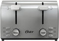 Oster 4 Slice Toaster With 7 Browning Settings Extra Wide Slots For Bagels and Special Breads Removable Easy-to-Clean Crumb Tray Cancel/Defrost/Bagel Stainless Steel