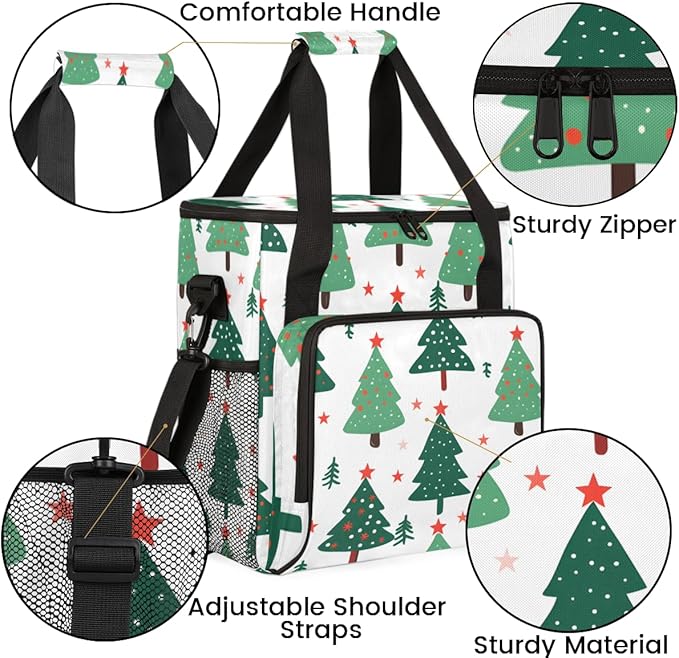 Gothic Tree Coffee Maker Carrying Bag Portable Travel Storage Tote Bag Compatible with K-Mini or K-Mini Plus Single Serve Coffee Brewer Carrying Case with Multiple Pockets &amp Shoulder Strap
