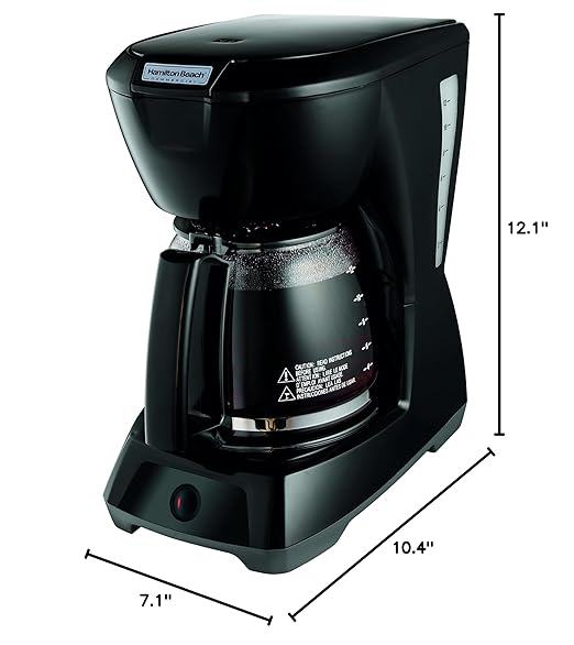 Hamilton Beach Commercial HDC1200 12 Cup Coffeemaker Black with Glass Carafe | Hospitality Rated