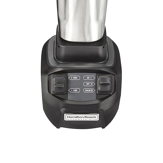 Hamilton Beach Commercial HBB255S Rio Stainless-Steel Bar Blender 1.6 Horsepower 32 Ounce Capacity NSF Certified