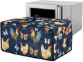 Doojoayie Rooster &amp Cock Toaster Cover 8 Slice Bread Machine Cover Small Kitchen Appliance Protector Modern Kitchen Decoration Gift for People Who Loves to Cook
