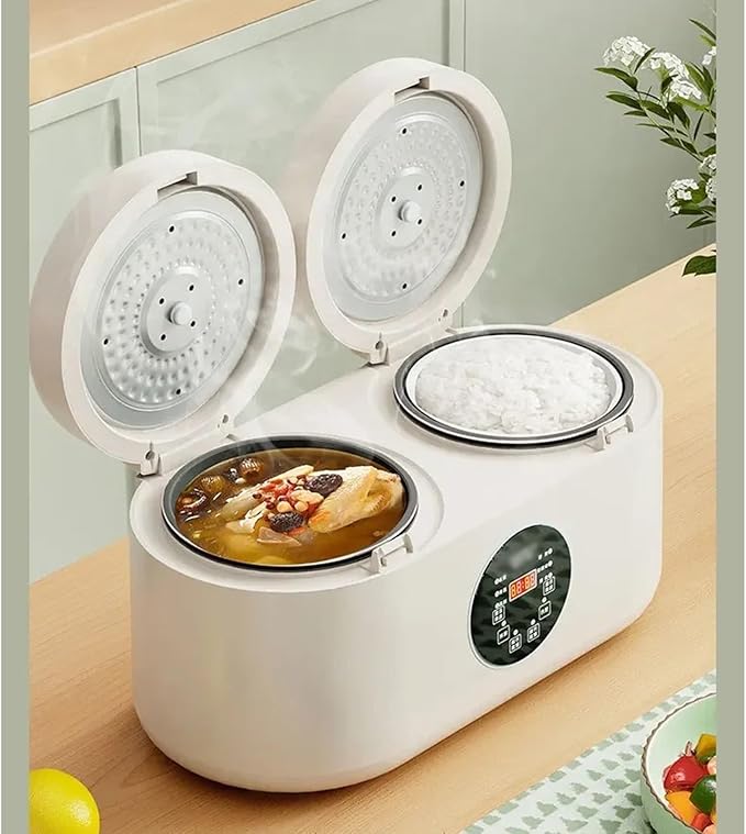 GRFIT Mini Rice Cooker Intelligent Double Gallbladder and Double Pot Multi Functional Simultaneous Cooking of Rice and Soup jinyi2016SHOP-1998