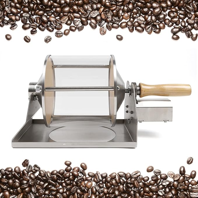 Gdrasuya10 Coffee Roaster Gas Burner Coffee Roasting Machine 400g Coffee Roasters for Home Use KAKA-G400 Commercial Roasting Coffee Beans Machine for Coffee Shop Home Dessert Shop