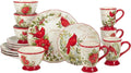 Certified International Winter's Medley 16 pc Dinnerware Set Service for 4