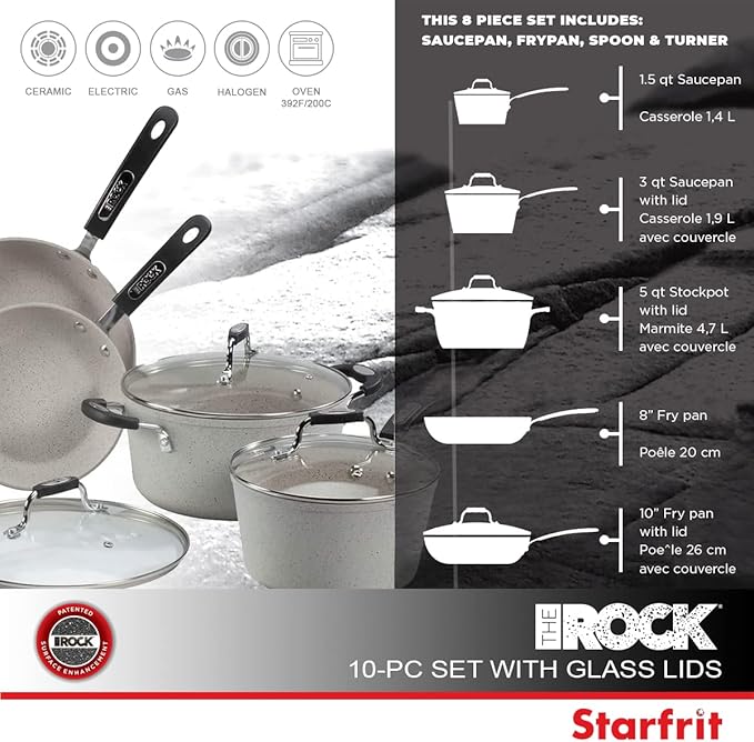 Starfrit 060707-001-0000 Cookware Set standard Black