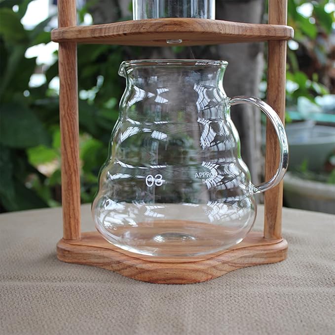 Ice Drip Coffee Maker Ice Coffee Dripper Coffee Brewer 800ML Classic Cold Brew Coffee Ice Coffee Percolator Espresso Coffee Drip Pot