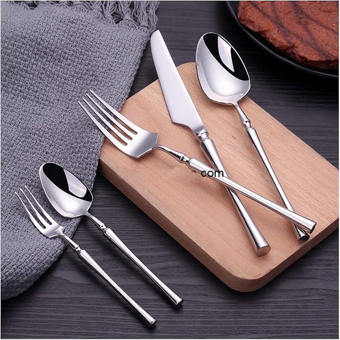 18/10 stainless steel cutlery set durable and corrosion-resistant dinnerware set mirror polished tabelleware set