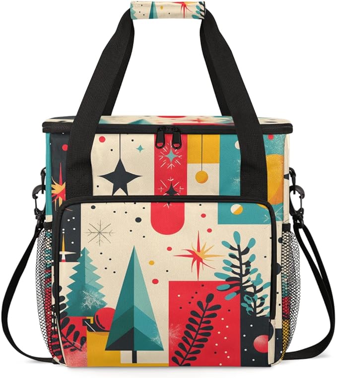 Abstract Tree Coffee Maker Carrying Bag Dreamy Tree Travel Storage Bag Compatible with K-Mini or K-Mini Plus Single Serve Coffee Brewer Carrying Case with Multiple Pockets &amp Shoulder Strap