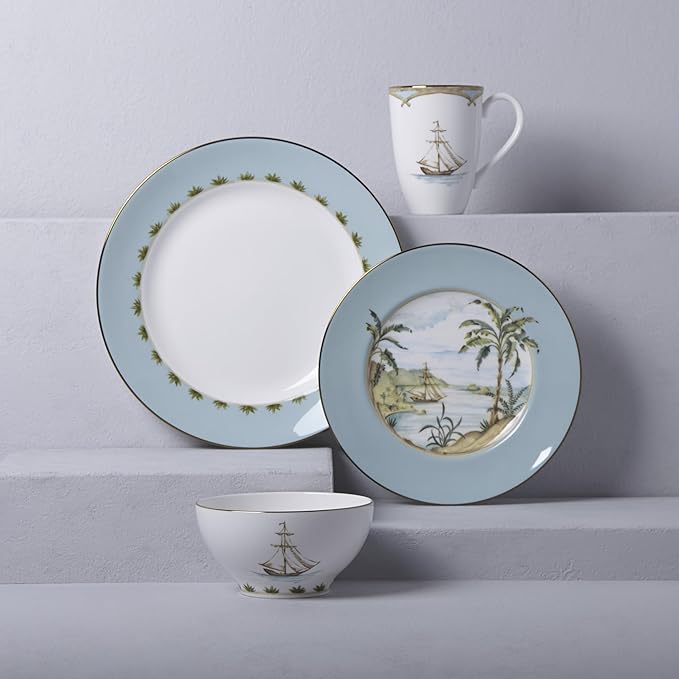 Lenox 897269 British Colonial Tradewind Mugs Set of 4