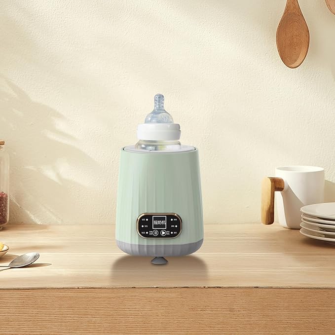Electric Milk Bottle Shaker Milk Blender Portable Conveneint 3 Gears Adjustable Green