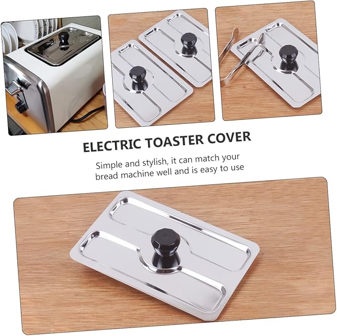 5pcs Toaster Cover Automatic Electric Bread Maker Upper Cover for Kitchen Appliances and Water Simple and Practical Design Fits Standard