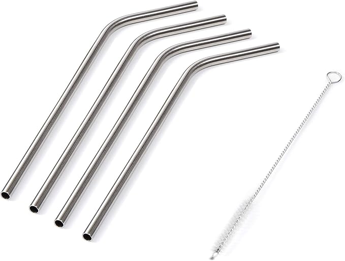 nutribullet Ultra Personal Blender NB50500 32 oz Gray &amp 4-pack Metal Straws