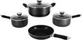 Uniware 7 Pieces Non-Stick Cookware Set with Lids