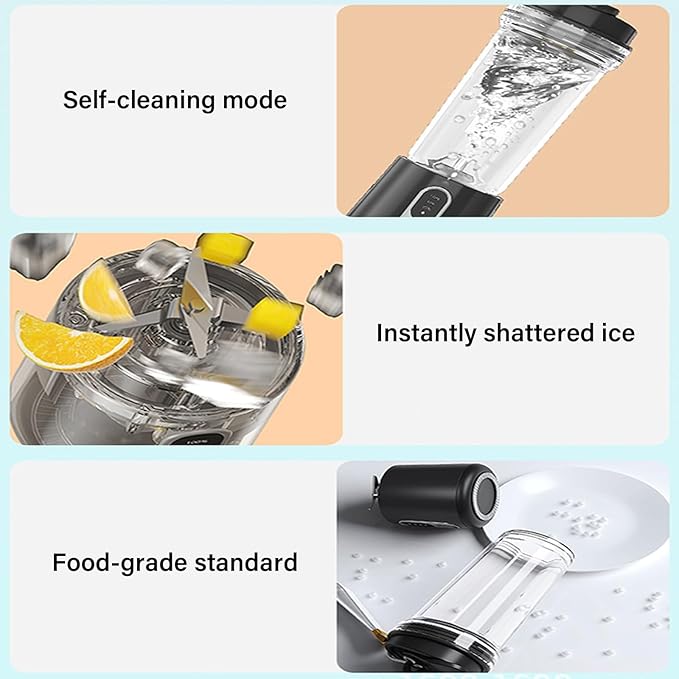Portable 300W 500ml Fast Speed Countertop Blending Machine For Shakes Home Juicer Electric Multifunctional Travel