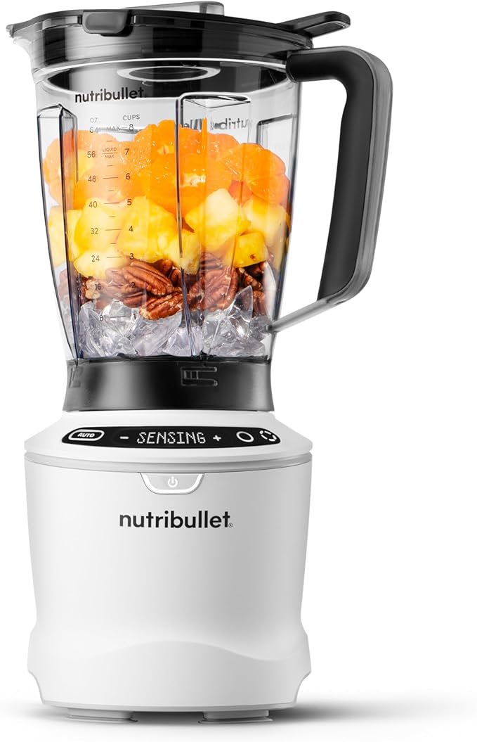 nutribullet SmartSense 5-speed full-size blender 1400 Watt- Matte White