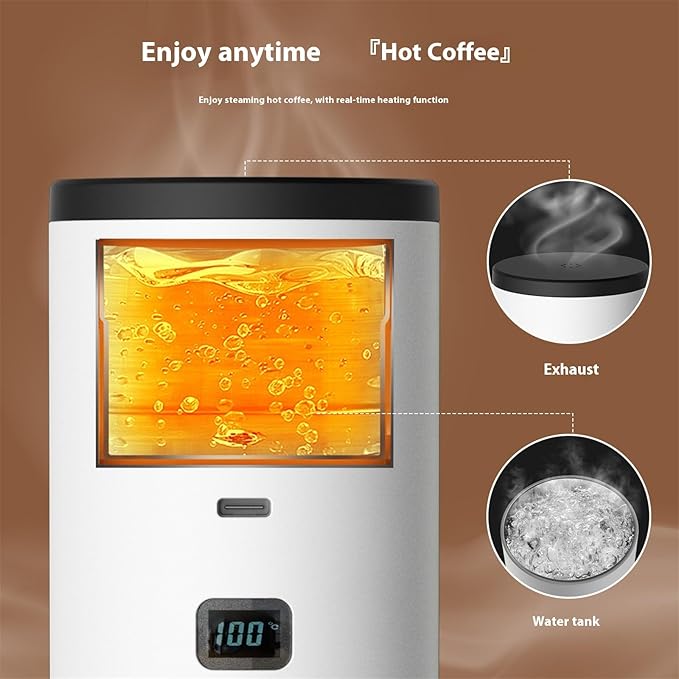 Single Button Operations Capsuled Coffee Maker Detachable Parts Fast Systems Portable Design For Car Camping