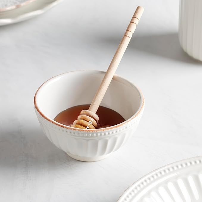 Lenox 895719 French Perle Groove All-Purpose Bowls Set Of 4 White