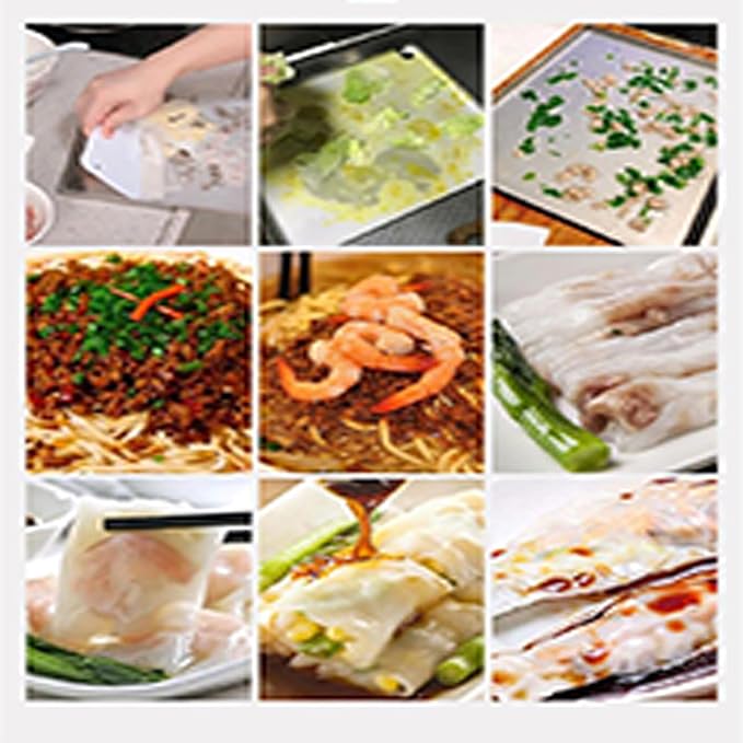 Double-Layer 304 Stainless Steel Household Rice Noodle Roll Machine Household Mini Small Rice Noodle Roll Drawer Rice Noodle Machine