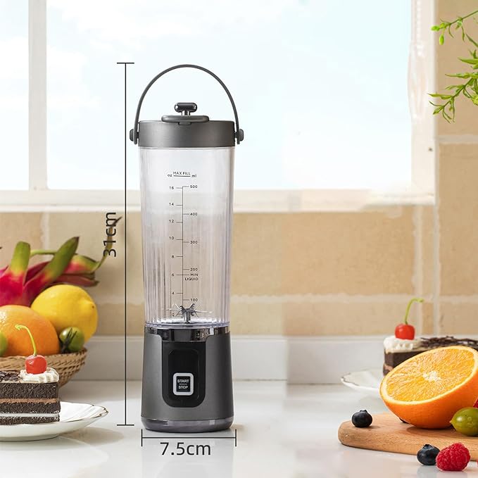 200W Portable Blending Machine Rechargeable Machine Cup Juicer Fruit Mixer 600ml Juicer Maker Multifunctional Smoothie Maker