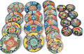 Talavera Dinnerware Set – 24 Piece Hand-Painted Mexican Ceramic Set – Seats 8