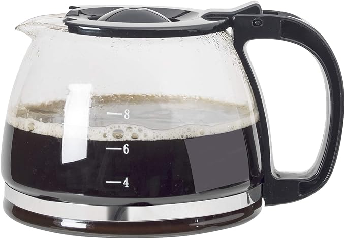 Bestron Coffee Maker with Hot Plate Ground Filter Coffee 10 Cups 750 Watts Black
