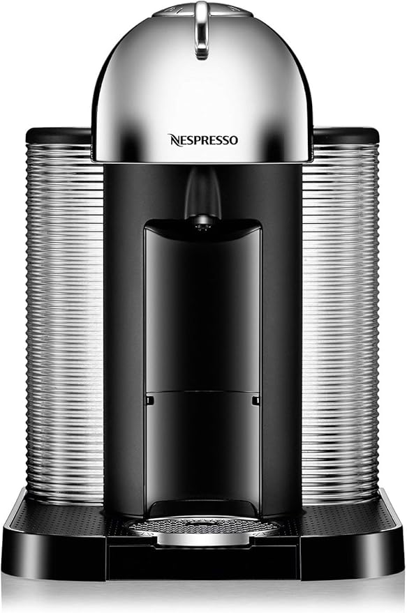 Nespresso Vertuo Coffee and Espresso Machine by Breville (Chrome) (Renewed)