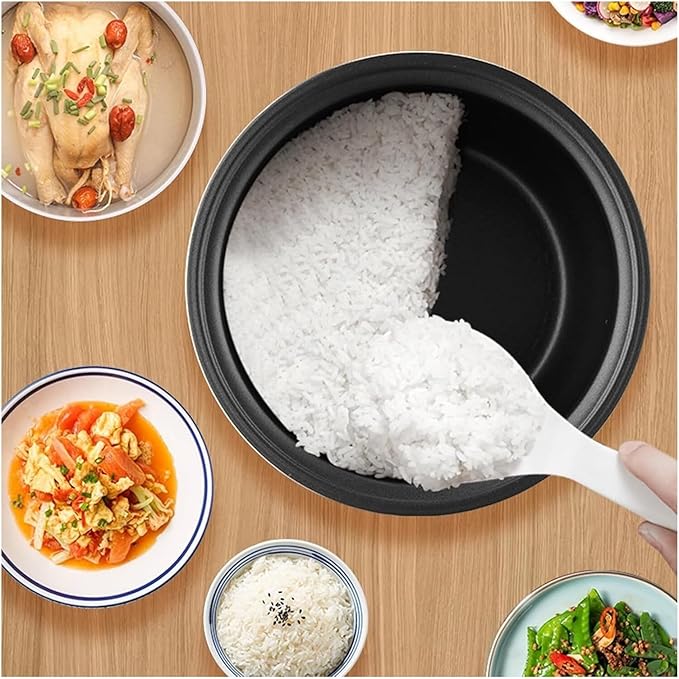 Electric Pressure Cooker Commercial Rice Cooker 1.6L Portable Non-Stick Small Rice Cooker Smart Control Multi-Function Cooker With 24 Hour Timer Delay And Keep Warm
