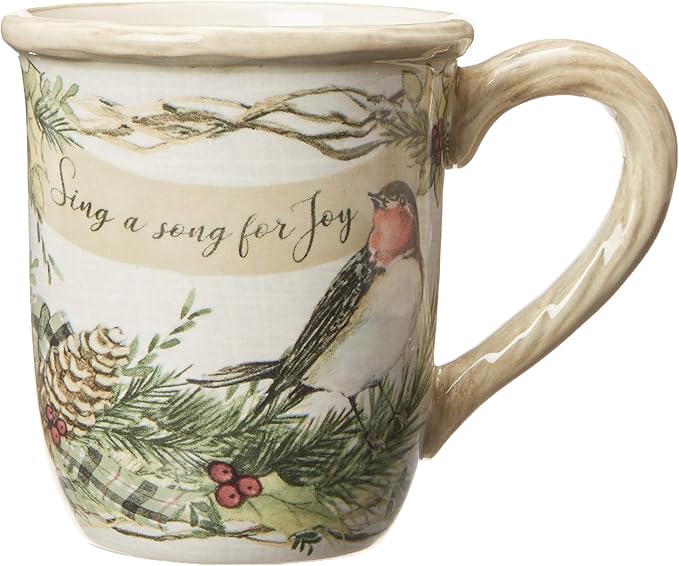 Certified International 89044RM Holly and Ivy 16pc Dinnerware Set Service for 4Multicolored