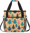Christmas Tree Christmas Coffee Maker Carrying Bag Travel Storage Bag Compatible with K-Mini or K-Mini Plus Single Serve Coffee Brewer Carrying Case with Multiple Pockets &amp Shoulder Strap