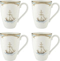 Lenox 897269 British Colonial Tradewind Mugs Set of 4