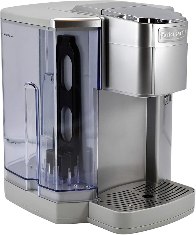Cuisinart Coffee Maker Single Serve 72-Ounce Reservoir Coffee Machine Programmable Brewing &amp Hot Water Dispenser Stainless Steel Cool Grey
