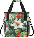 Coffee Maker Carrying Bag Palm Leaves Flower Single Cup Coffee Maker Travel Bag Compatible with Keurig K-Mini or K-Mini Plus Portable Storage Bag with Shoulder StrapAZ-208