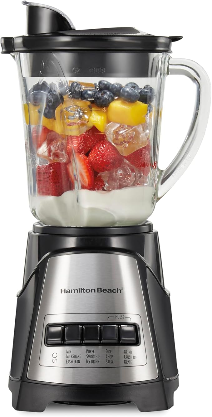Hamilton Beach 4 Slice Toaster and 700W 12-Function Blender Bundle