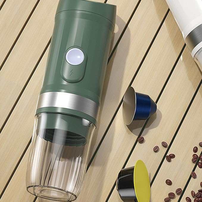 Portable Espresso Machines Rechargeable Electric Coffee Machines For Capsuled Ground Coffee For Car Camping Travelling