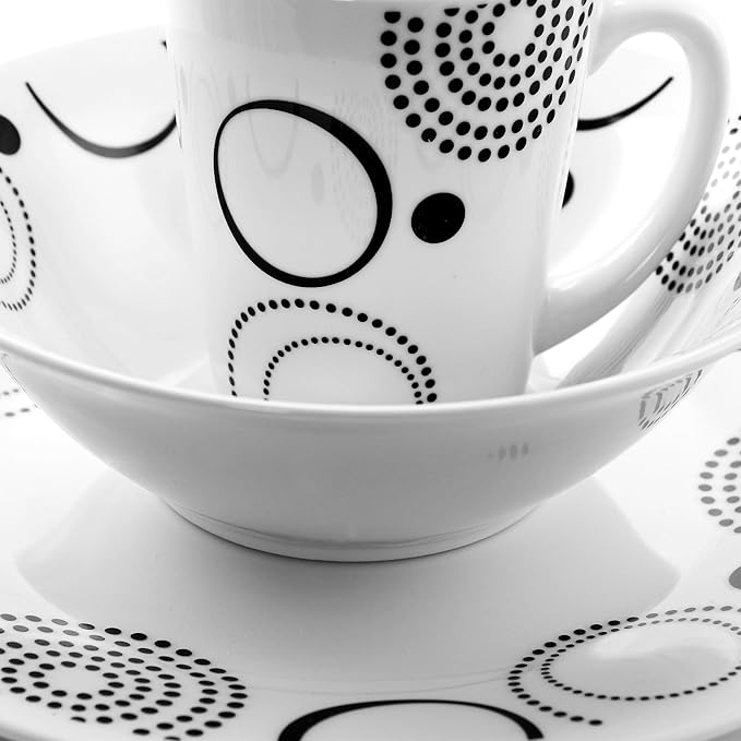 Gibson Home Modern Times 12-piece Dinnerware Set (Service for 4)