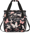 Abstract Butterfly Coffee Maker Carrying Bag Graffiti Butterfly Travel Storage Bag Compatible with K-Mini or K-Mini Plus Single Serve Coffee Brewer Carrying Case with Pockets &amp Shoulder Strap