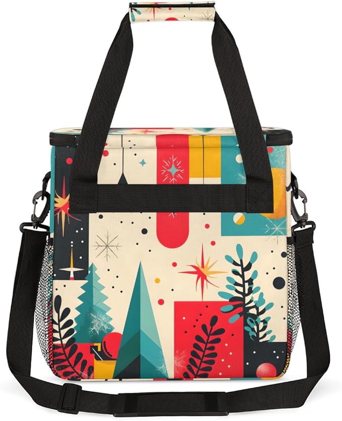Abstract Tree Coffee Maker Carrying Bag Dreamy Tree Travel Storage Bag Compatible with K-Mini or K-Mini Plus Single Serve Coffee Brewer Carrying Case with Multiple Pockets &amp Shoulder Strap