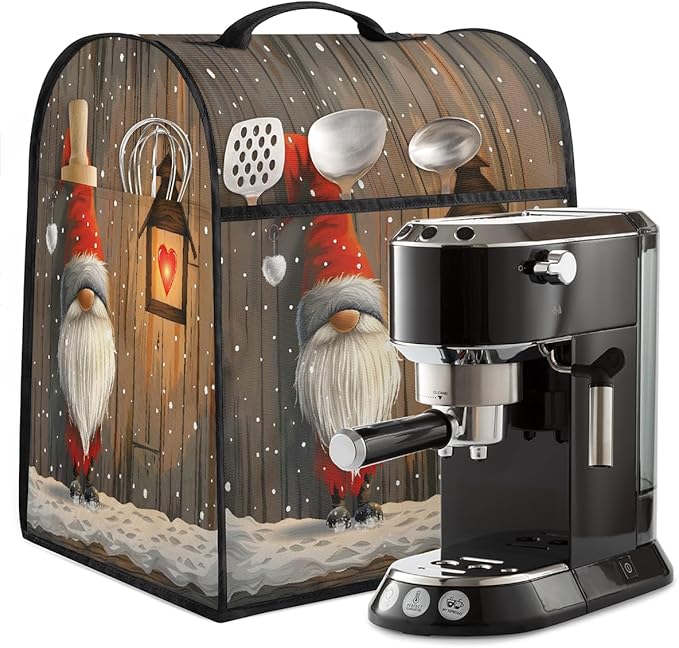 cfpolar Kitchen Aid Mixer Cover Compatible with 6-8 Quarts Christmas Dwarf Snowflake Stand Mixer Cover Kitchen Aid Mixers Accessories Appliance Organizer Bag Dust Covers with Zipper Pocket