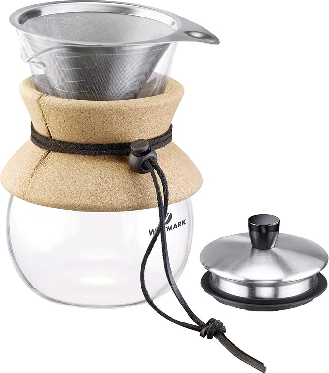 Westmark 24592260 Brasilia Coffee maker with filter and lid 18/8 stainless steel