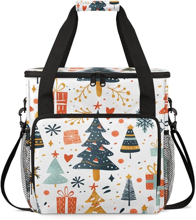Magical Tree Coffee Maker Carrying Bag Christmas Gift Travel Storage Bag Compatible with K-Mini or K-Mini Plus Single Serve Coffee Brewer Carrying Case with Multiple Pockets &amp Shoulder Strap