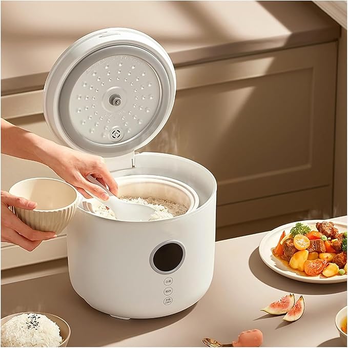 Mini Rice Cooker Commercial Rice Cooker 2L Smart Multifunctional Rice Cooker Non-Stick Liner For 2-3 People
