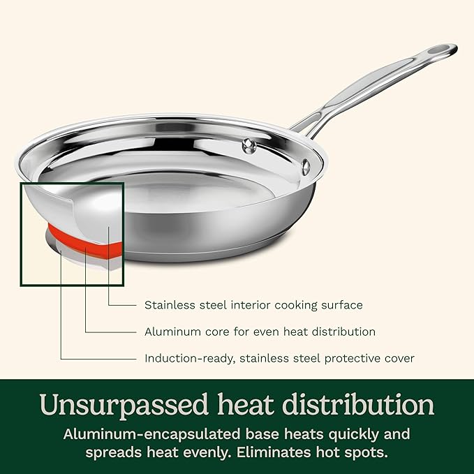 Cuisinart 77-10P1 10-Piece Chef's-Classic-Stainless Collection Cookware Set