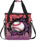 Graffiti Baseball Coffee Maker Carrying Bag Sport Baseball Travel Storage Bag Compatible with K-Mini or K-Mini Plus Single Serve Coffee Brewer Carrying Case with Multiple Pockets &amp Shoulder Stra