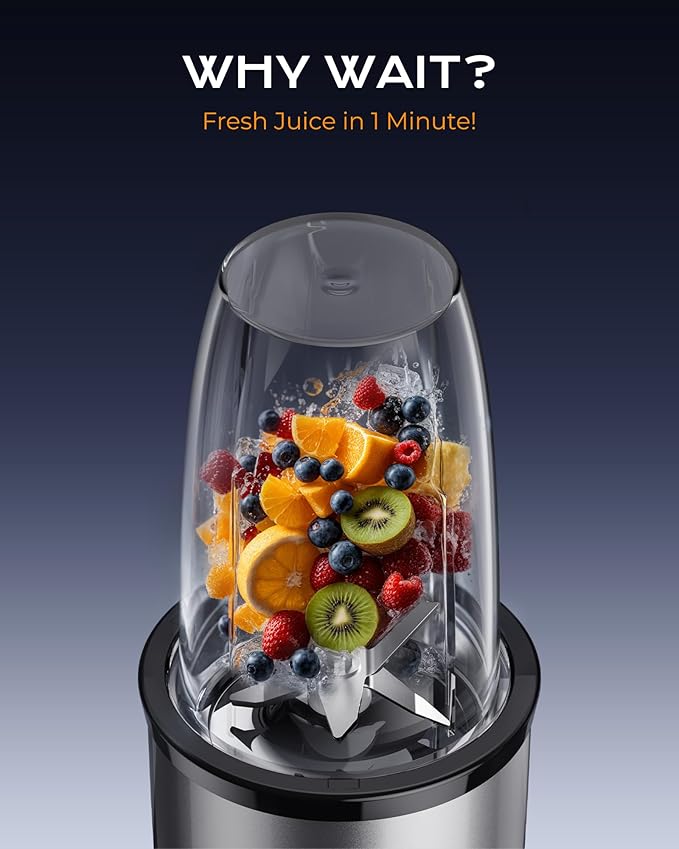 Sangcon 1000w Smoothie Blender for Kitchen Blender for Smoothies with 24oz/19oz/10oz Bpa-Free Cups – Upgraded Portable Personal Blenders for Shakes Frozen fruit Baby Food Spice Grinding &amp Mor