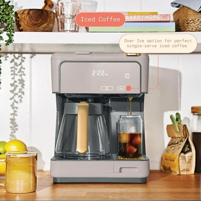 Programmable 12-Cup &amp Single-Serve Multi-Brew Coffee Maker Digital Controls Large Capacity Easy to Use