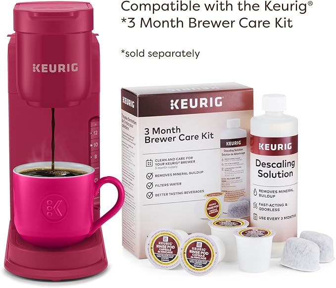 Keurig K-Express Single Serve K-Cup Pod Coffee Maker 3 Brew Sizes Strong Button Feature 42oz Removable Reservoir Island Berry