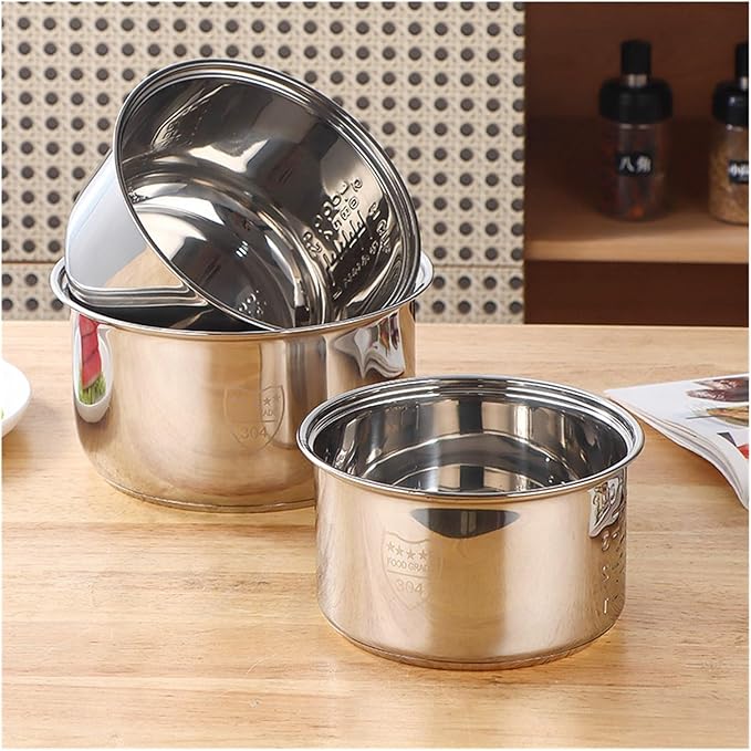 304 Stainless Steel Inner Pot is Suitable for Multifunctional Rice Cookers. The Inner Pot Can Replace Old Pots. The Rice Cooker Has A Double Bottom Inner Pot and is Non Stick SYD-15(1.6L)